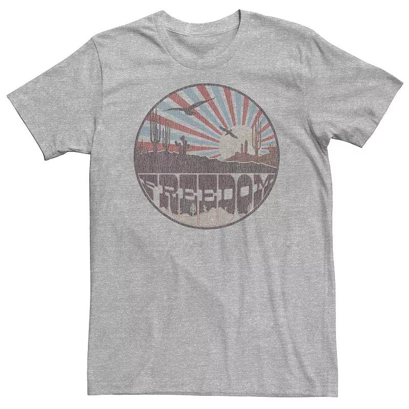 Big & Tall Freedom Retro Americana Circle Portrait Tee, Men's,  Product Image