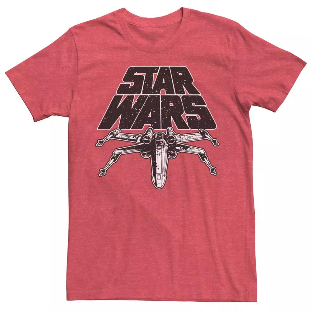 Men's Star Wars X-Wing Retro Logo Space Tee,  Product Image