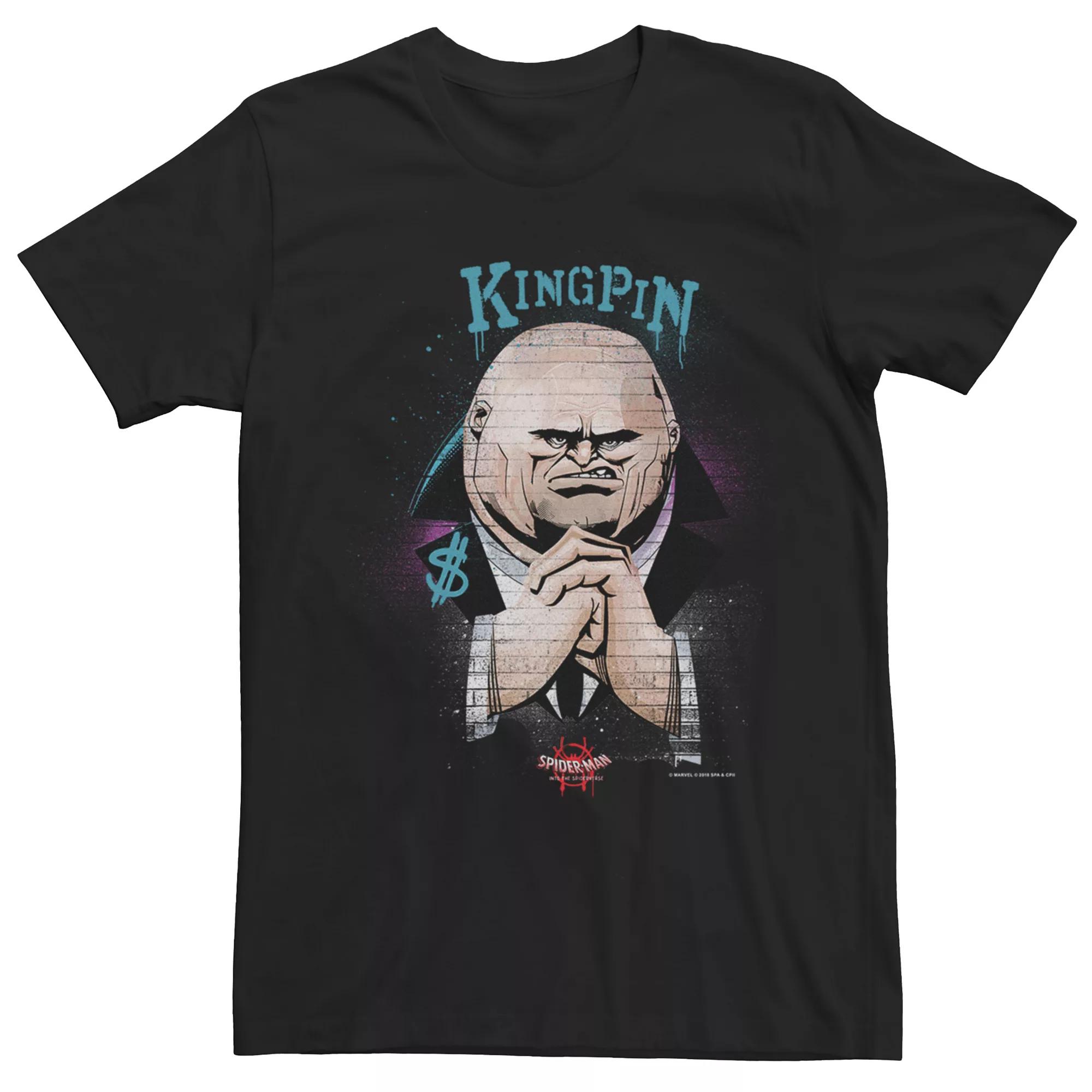 Men's Marvel Spider-Verse Kingpin Brick Wall Graphic Tee,  Product Image
