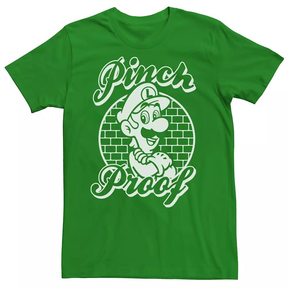 Men's Nintendo Luigi St. Patricks Day Tee,  Product Image