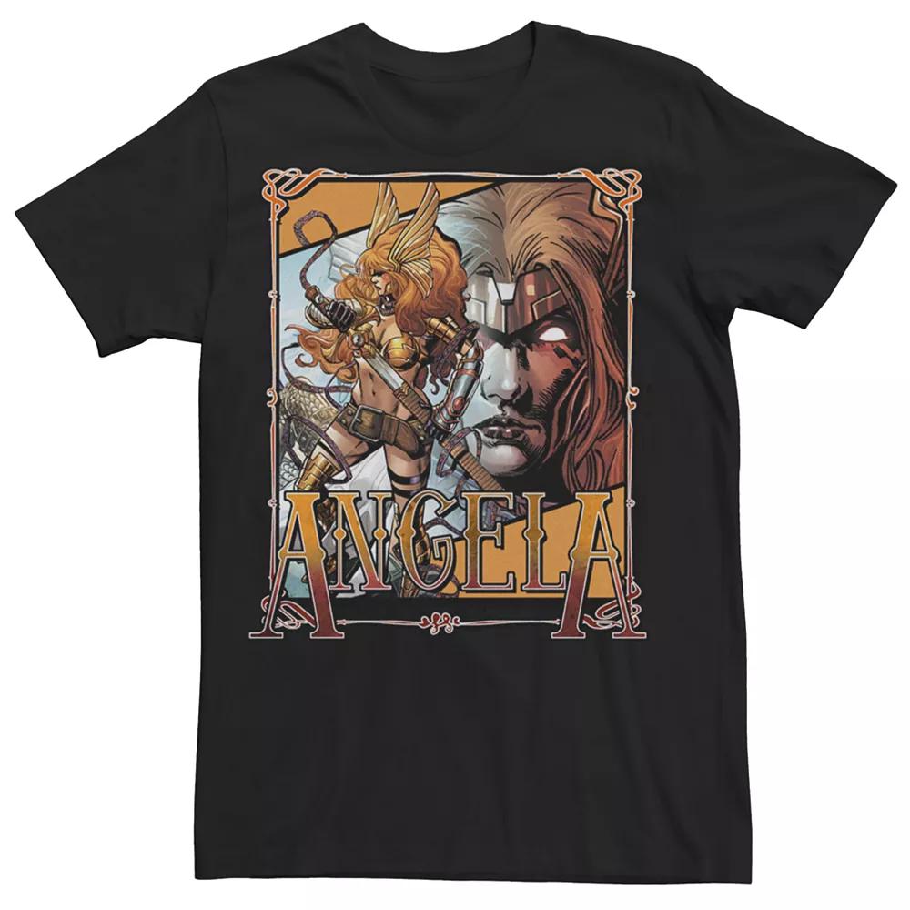 Men's Marvel Angela Sword Portrait Tee,  Product Image