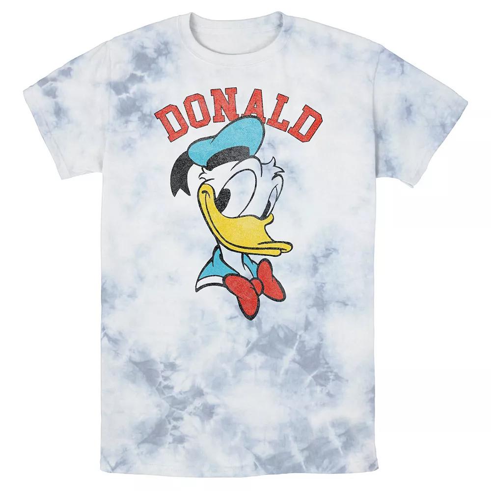 Men's Disney Mickey And Friends Donald Duck Happy Big Face Wash Tee,  Product Image