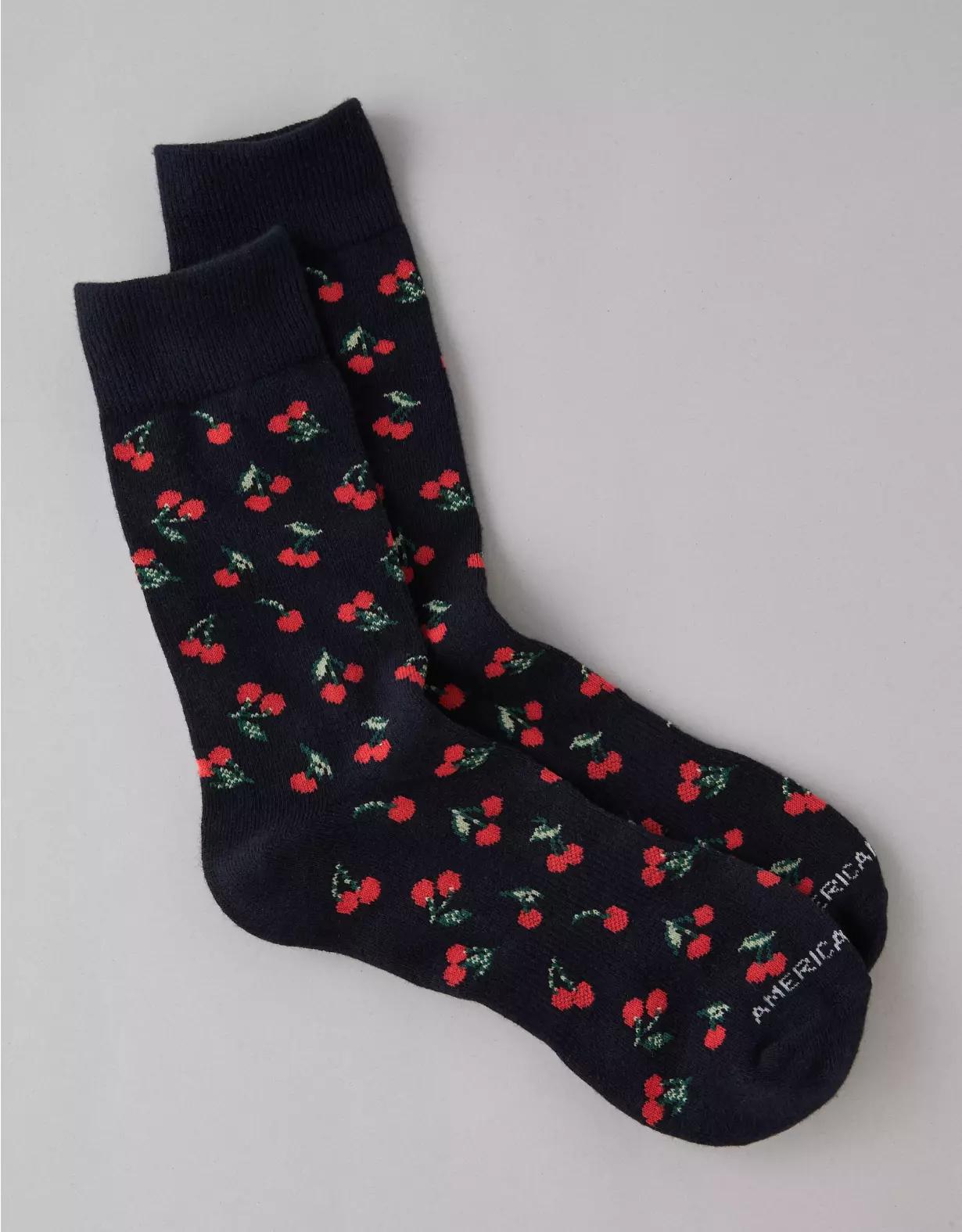 AE Printed Classic Crew Socks Product Image