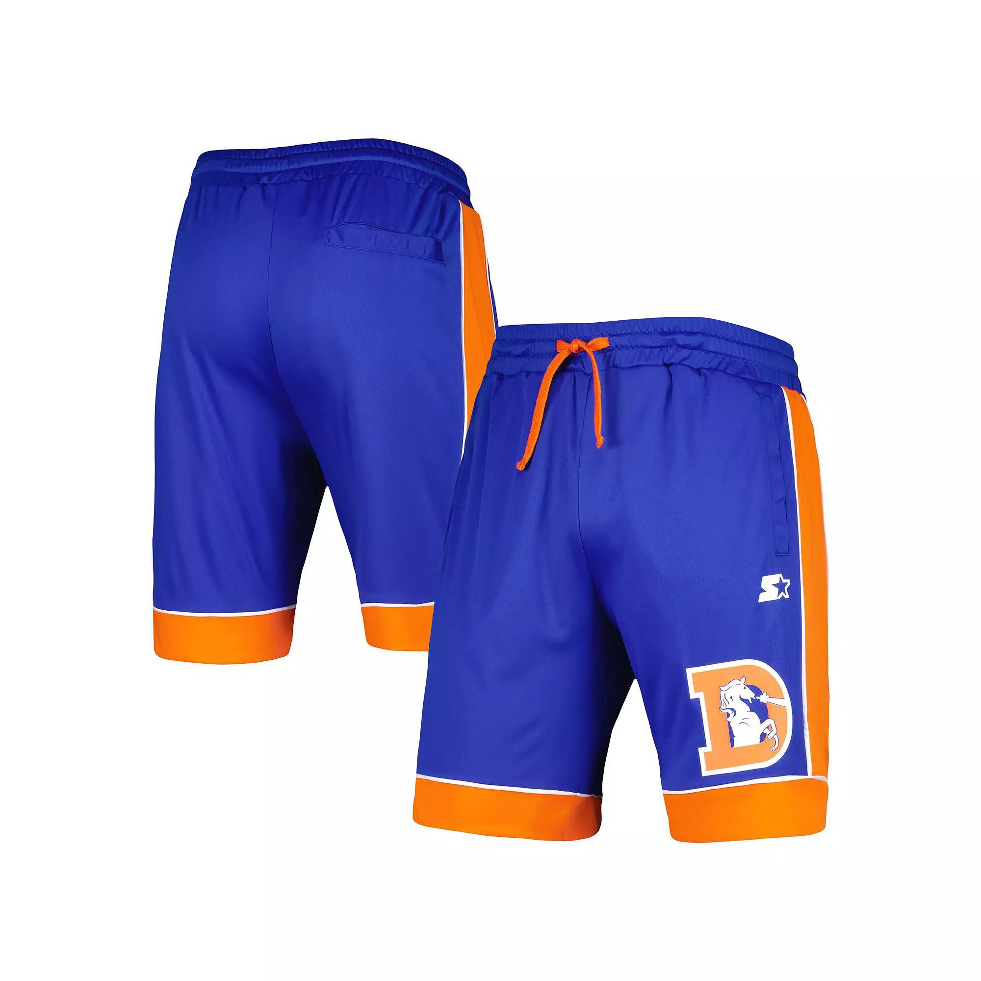 Men's Starter Royal Denver Broncos Throwback Fan Favorite Shorts, Size: XL, Blue Product Image
