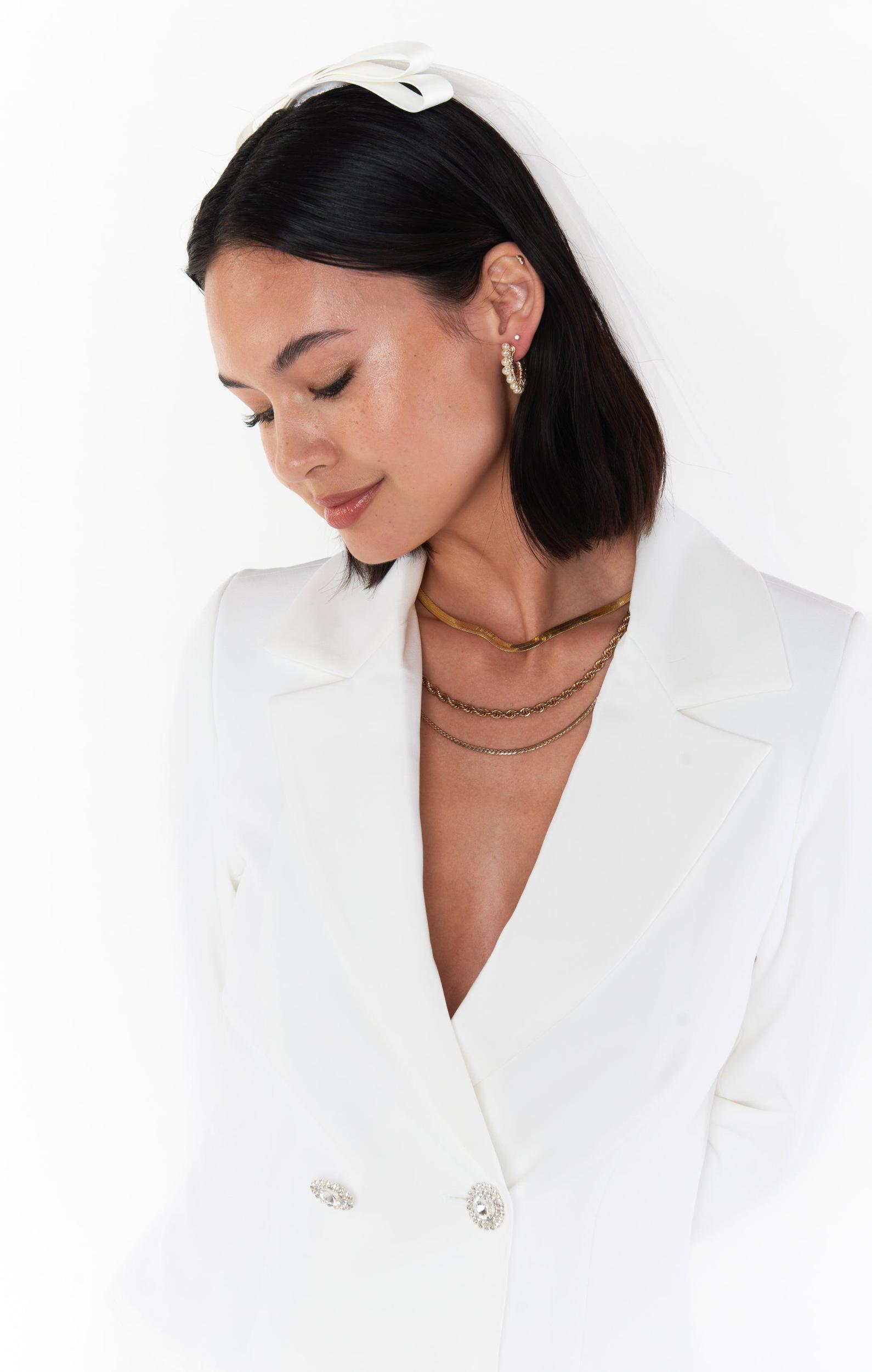 Ari Bow Veil ~ White Product Image