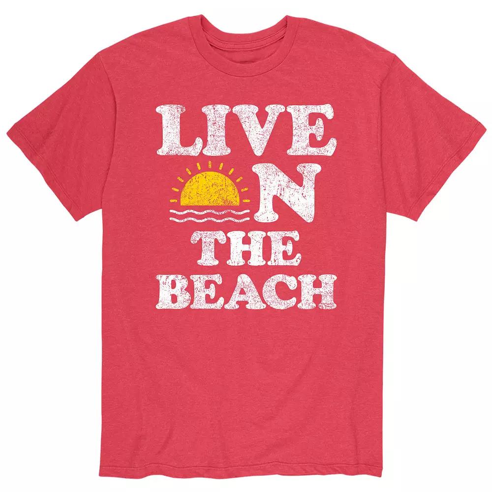Men's Live On The Beach Tee,  Product Image