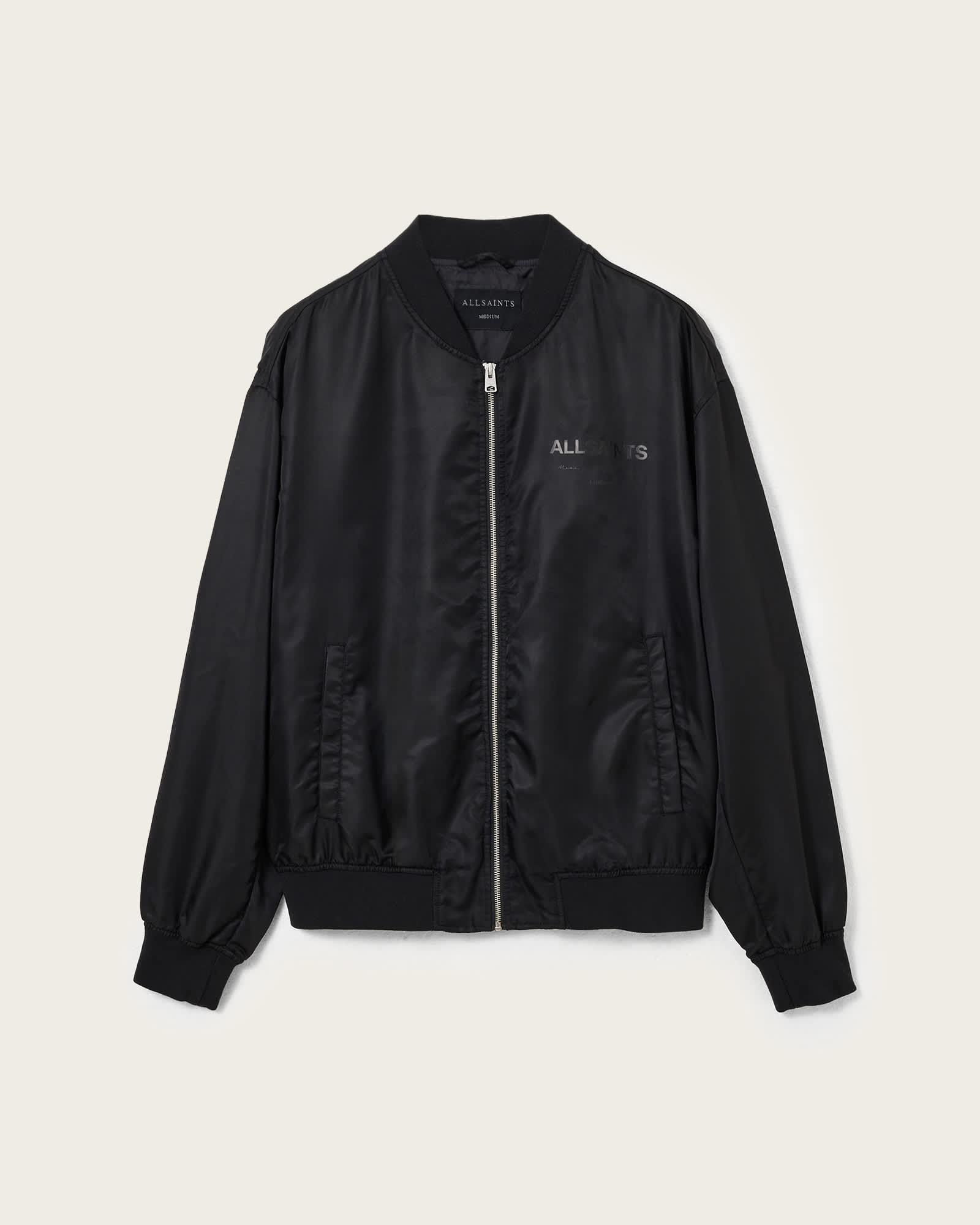 Future Bomber Jacket Black | ALLSAINTS US Product Image