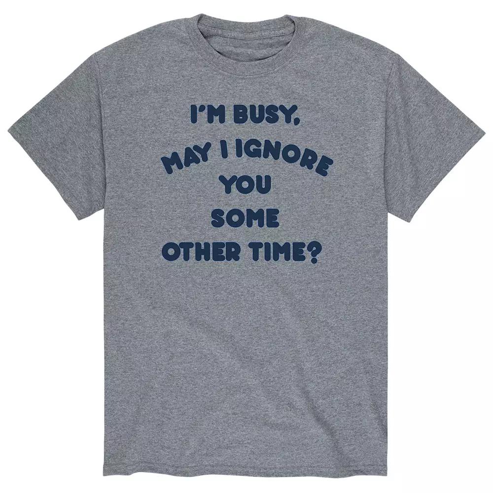 Men's I'm Busy Graphic Tee,  Product Image