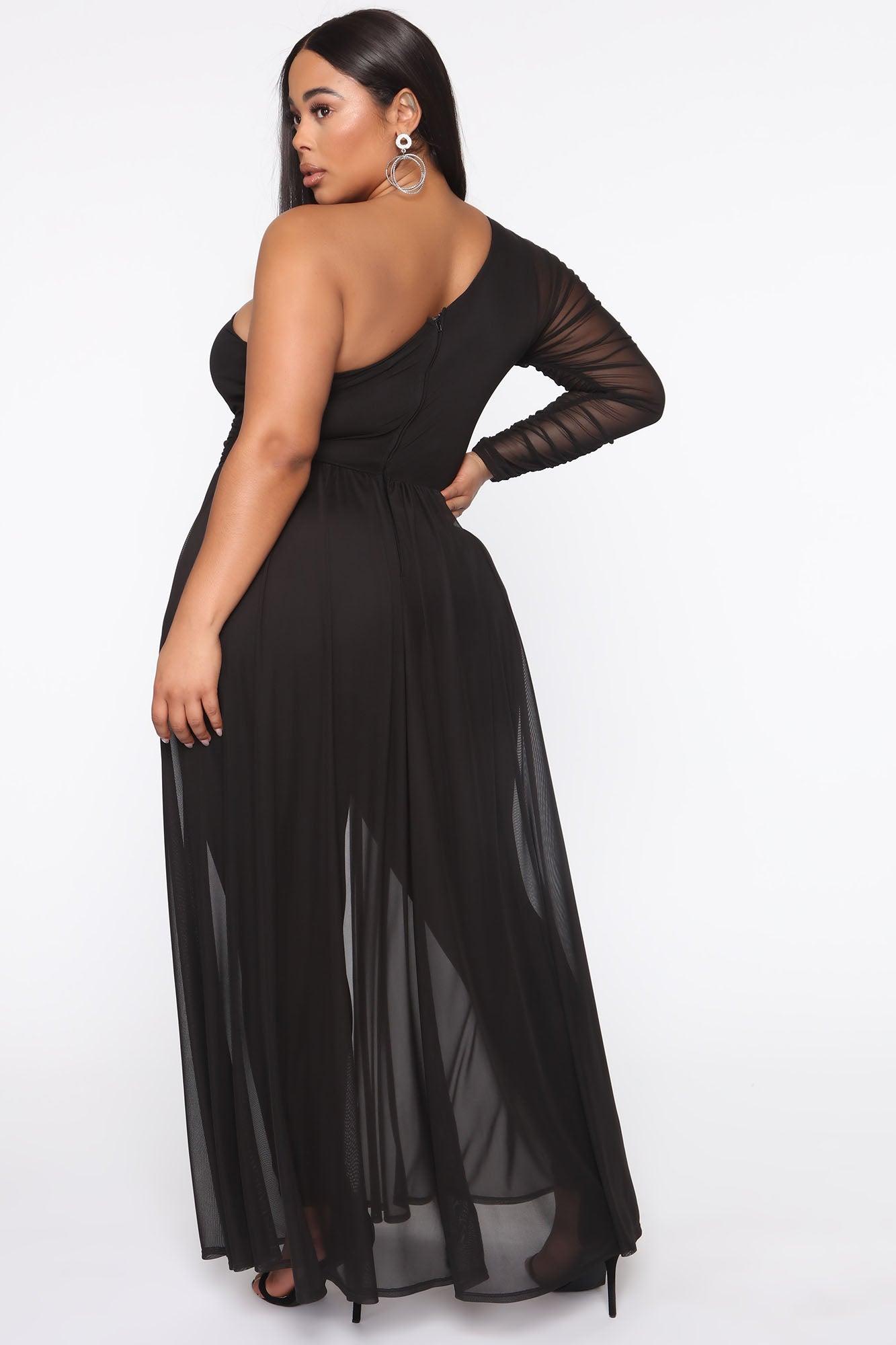 Better Be Sure Mesh Jumpsuit - Black Product Image