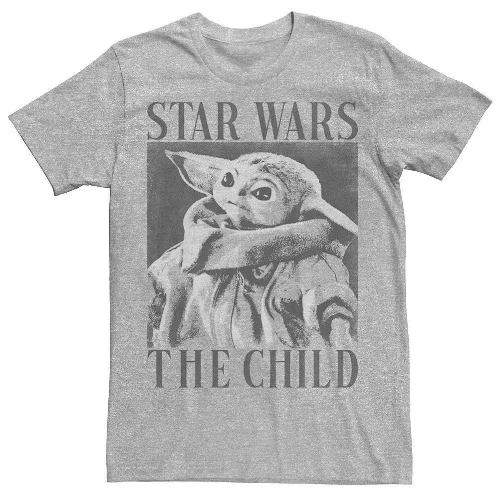 Men's Star Wars The Mandalorian Child Closeup Poster Tee,  Product Image