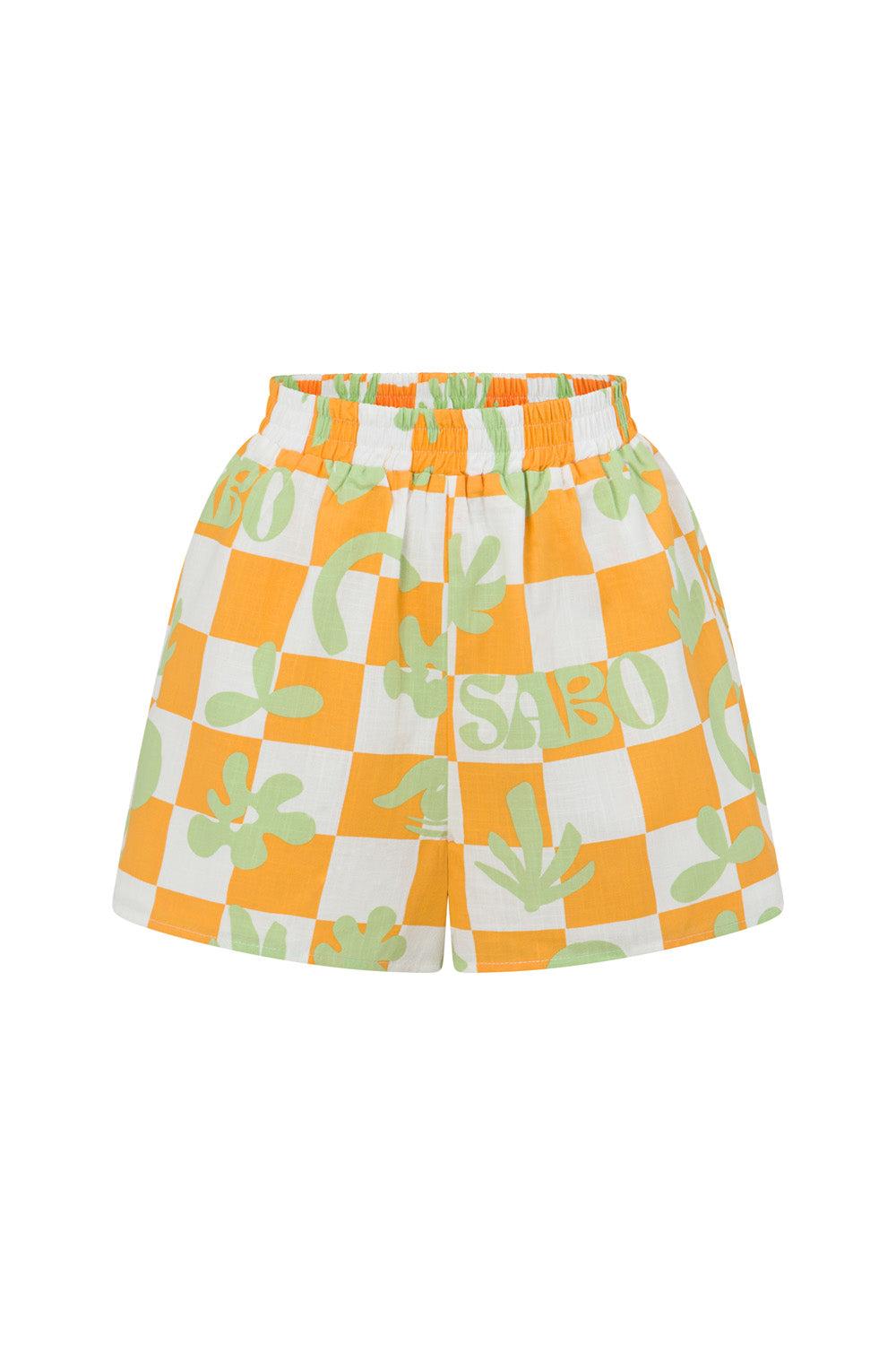 Seona Top - Sabo Checkerboard Product Image
