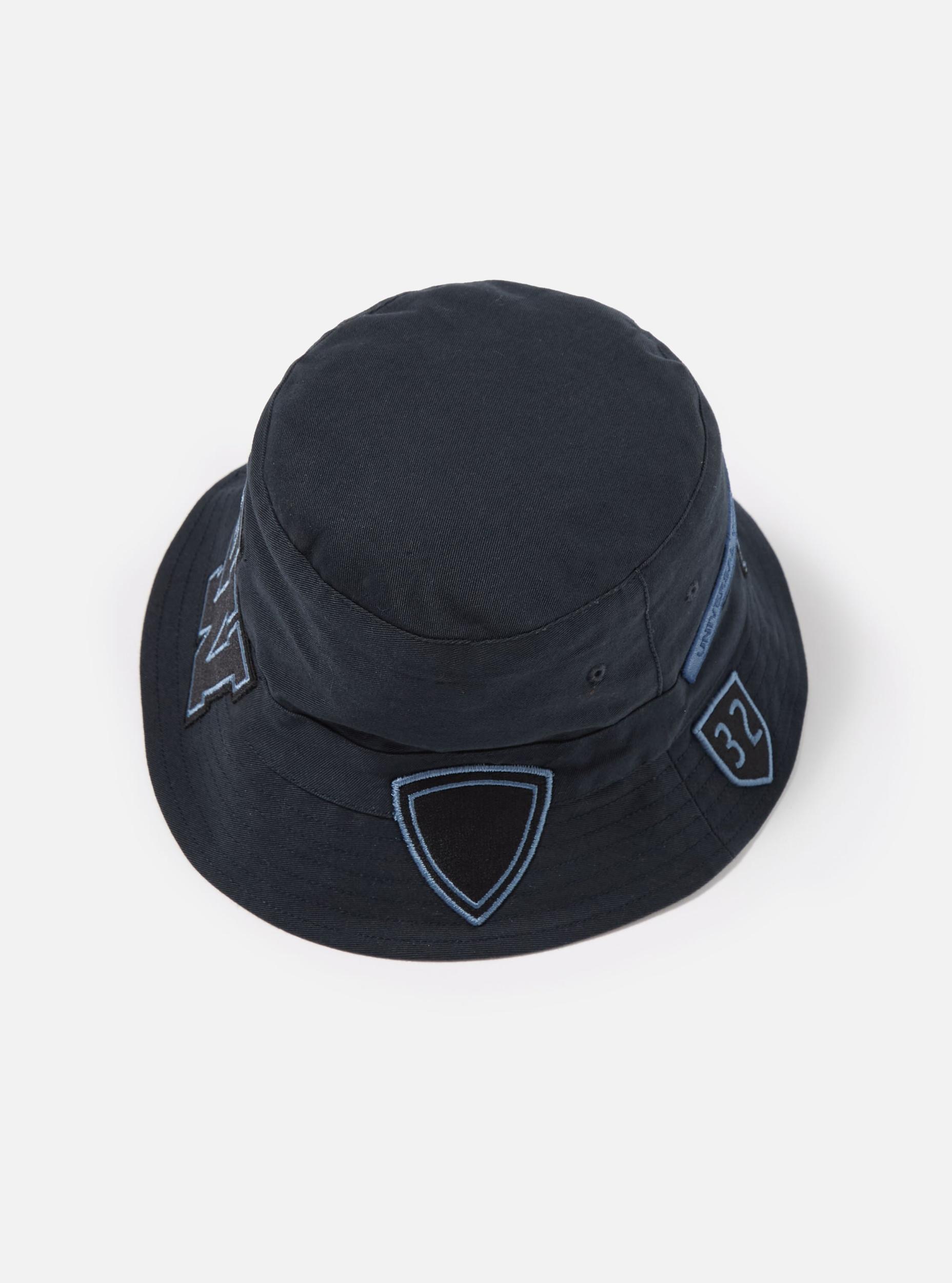 Navy Twill/Badges Bucket Hat Product Image