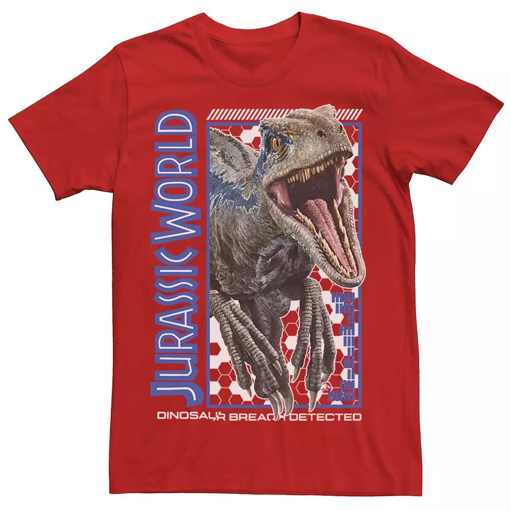 Men's Jurassic World Blue Dino Breach Tee,  Product Image