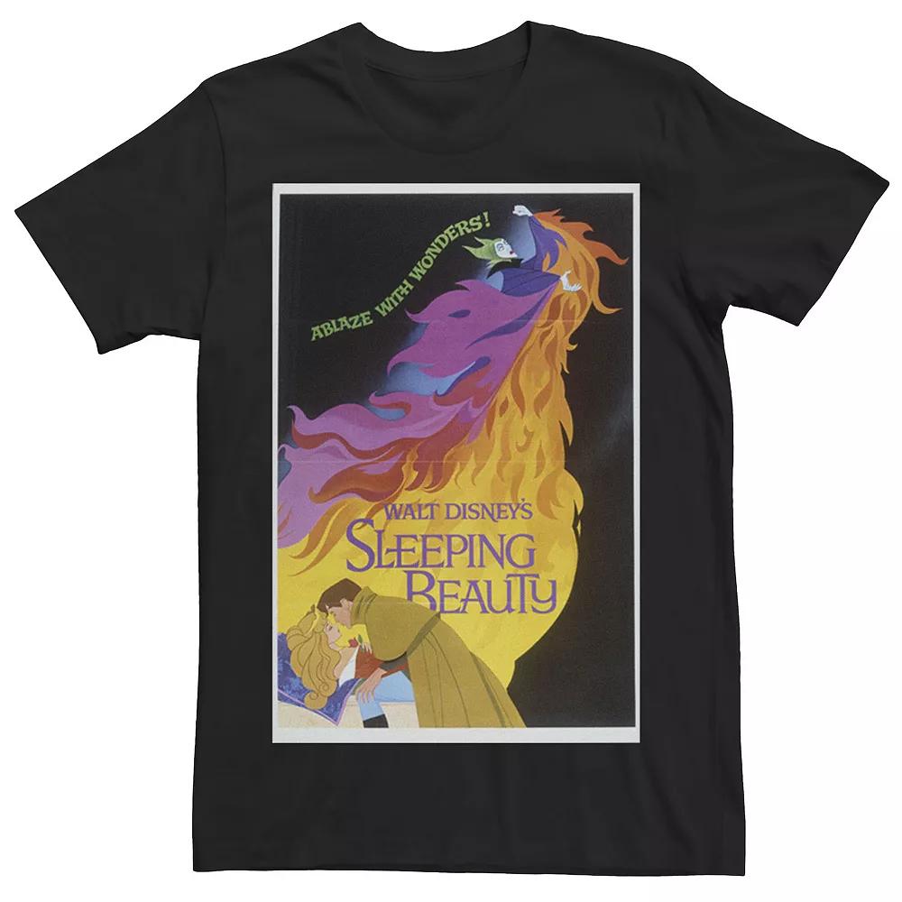 Disney's Sleeping Beauty Men's Fire Movie Poster Tee,  Product Image