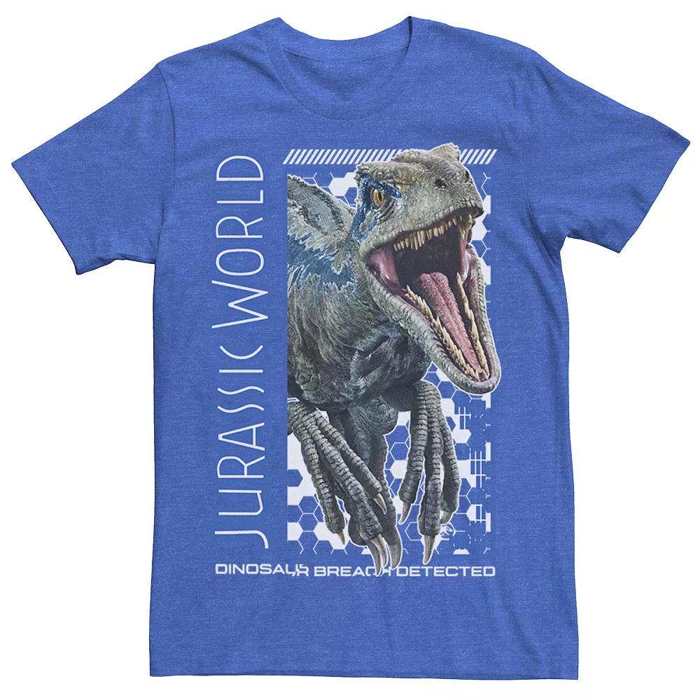 Men's Jurassic World Blue Dino Breach Tee,  Product Image