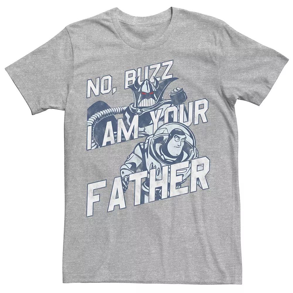 Disney / Pixar's Toy Story Zurg Men's Your Father Tee, Size: 3XL, Athletic Grey Product Image