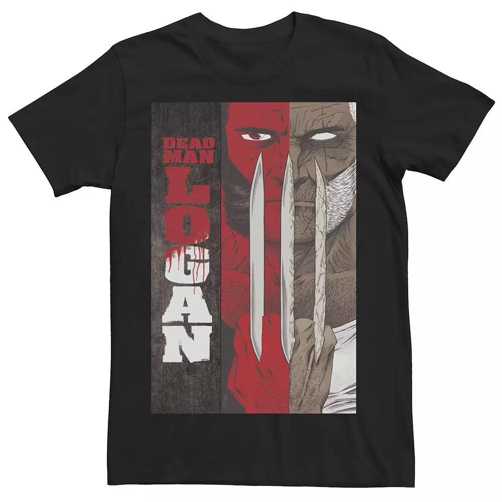 Men's Marvel Dead Man Logan Comic Book Cover Graphic Tee, Size: Medium, Black Product Image