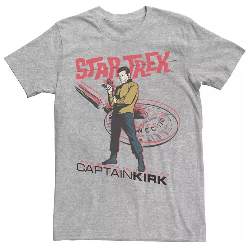 Men's Star Trek The Original Series Kirk Ship Tee,  Product Image