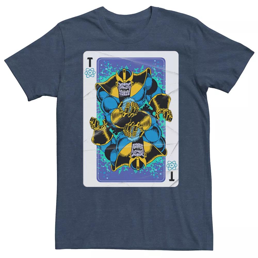 Men's Marvel Comics Thanos Playing Card Tee,  Product Image