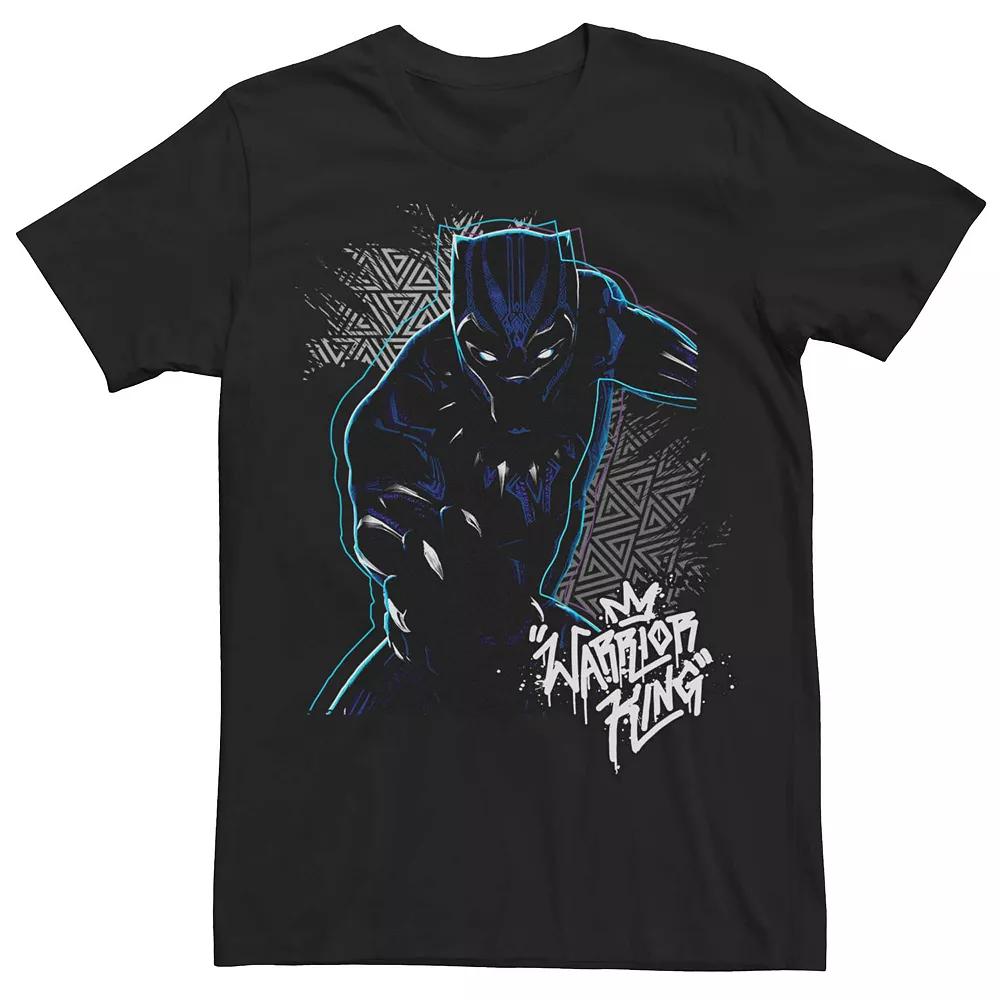 Men's Marvel Black Panther Warrior King Portrait Tee, Size: Large Product Image