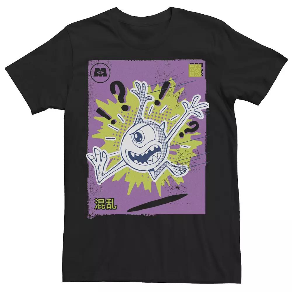 Disney / Pixar's Monsters, Inc. Mike Men's Kanji Poster Tee, Size: XL, Black Product Image