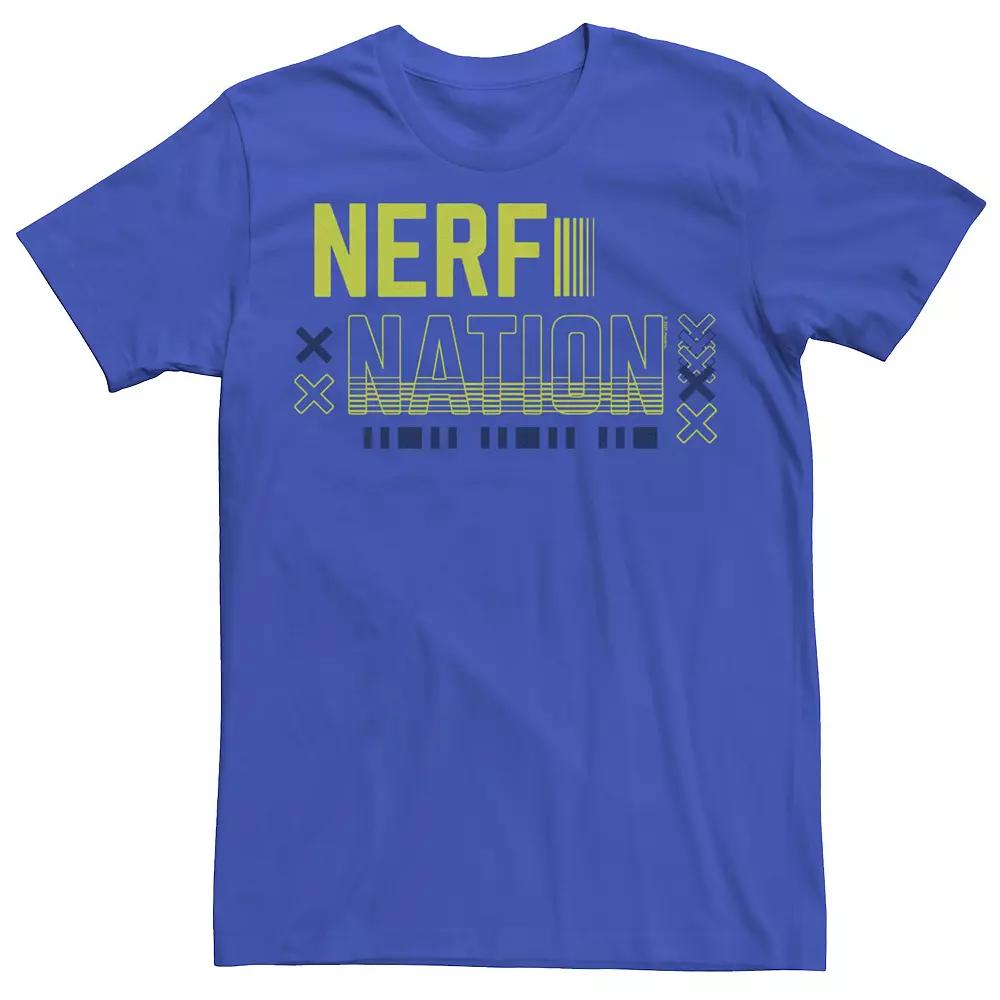Men's Nerf Nation Green Glitch Logo Tee,  Product Image