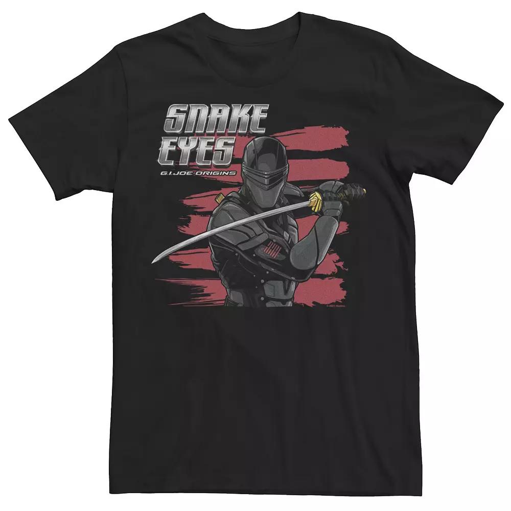 Big & Tall G.I. Joe Snake Eyes Eyes Of A Hero Tee, Men's,  Product Image