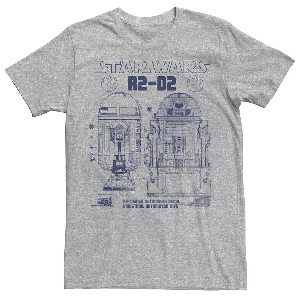 Men's Star Wars R2-D2 Astromech Droid Schematic Tee,  Product Image
