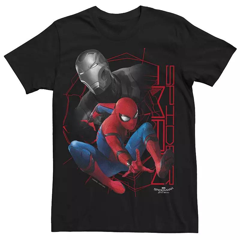 Men's Marvel's Spider-Man Iron Man Team Work Tee,  Product Image
