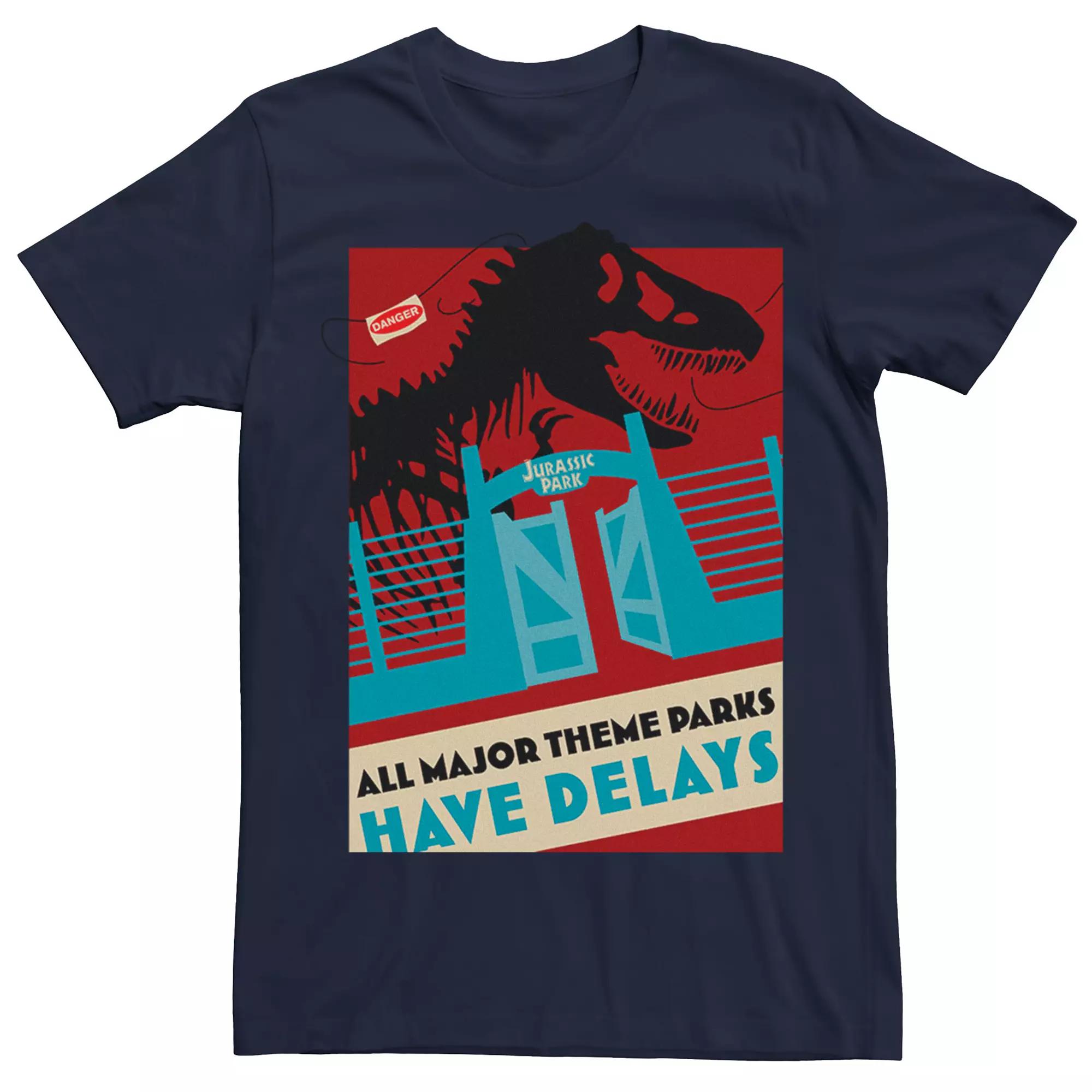 Men's Jurassic Park Delays Simple Gate Tee,  Product Image