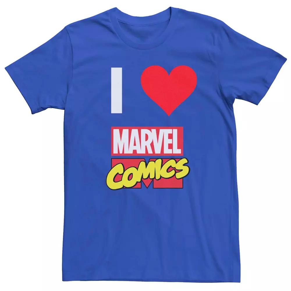 Men's Marvel I Love Marvel Comics Simple Tee,  Product Image