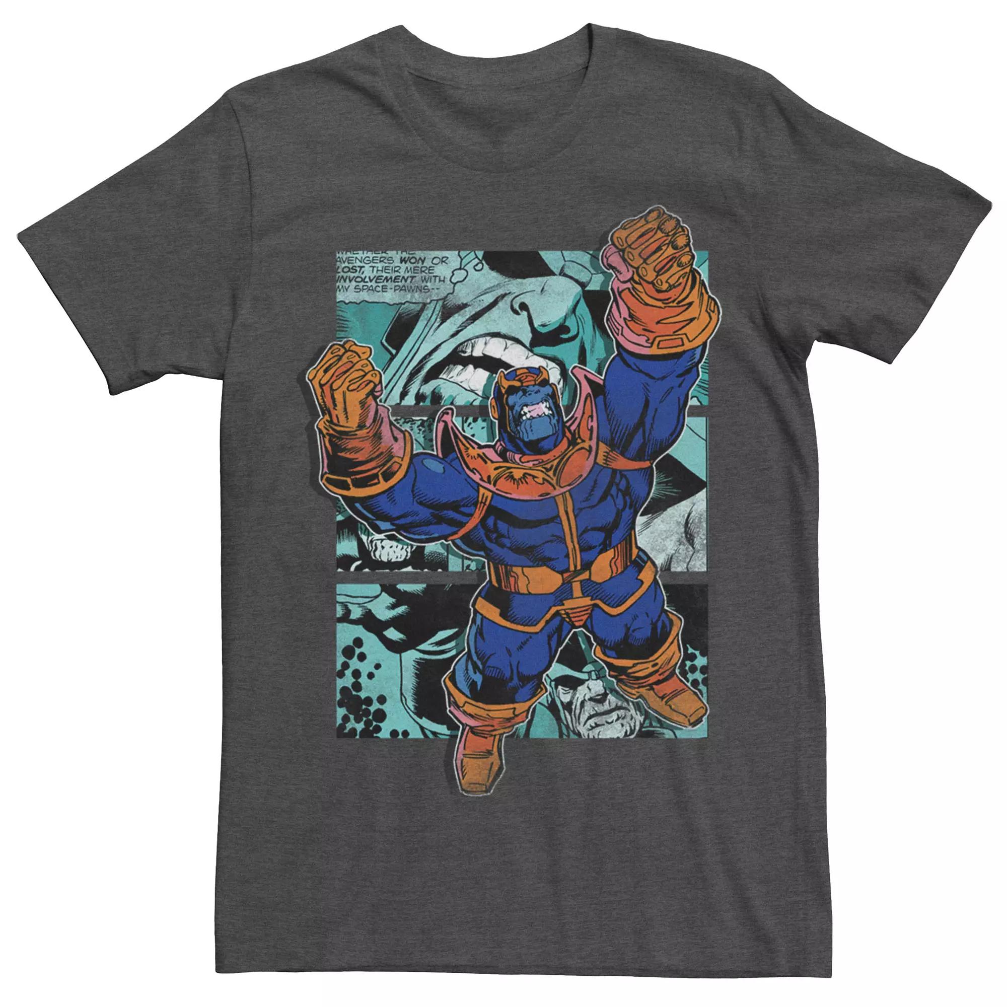 Men's Marvel Thanos Panel Graphic Tee,  Product Image