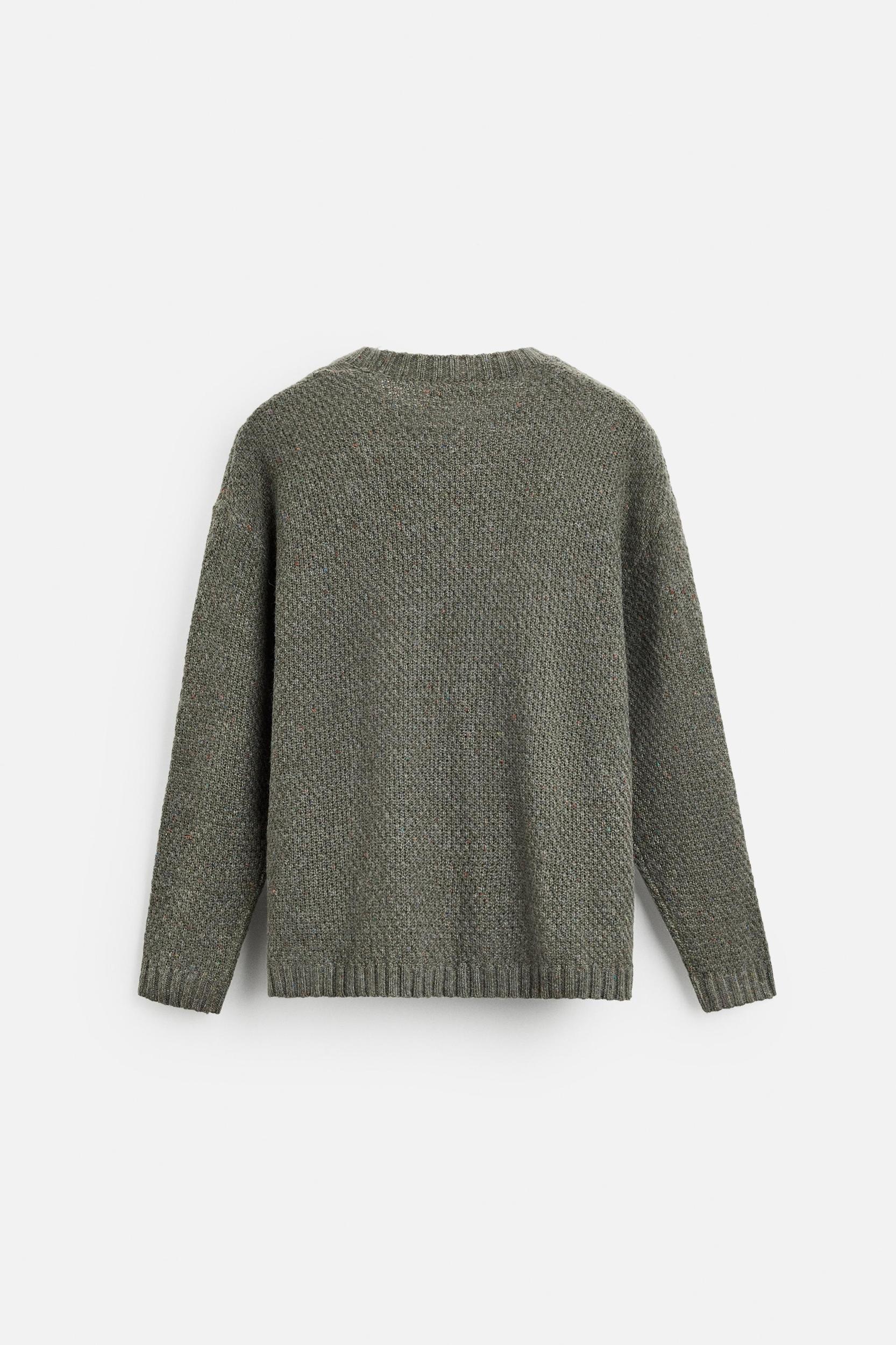 BRAIDED TEXTURED SWEATER Product Image