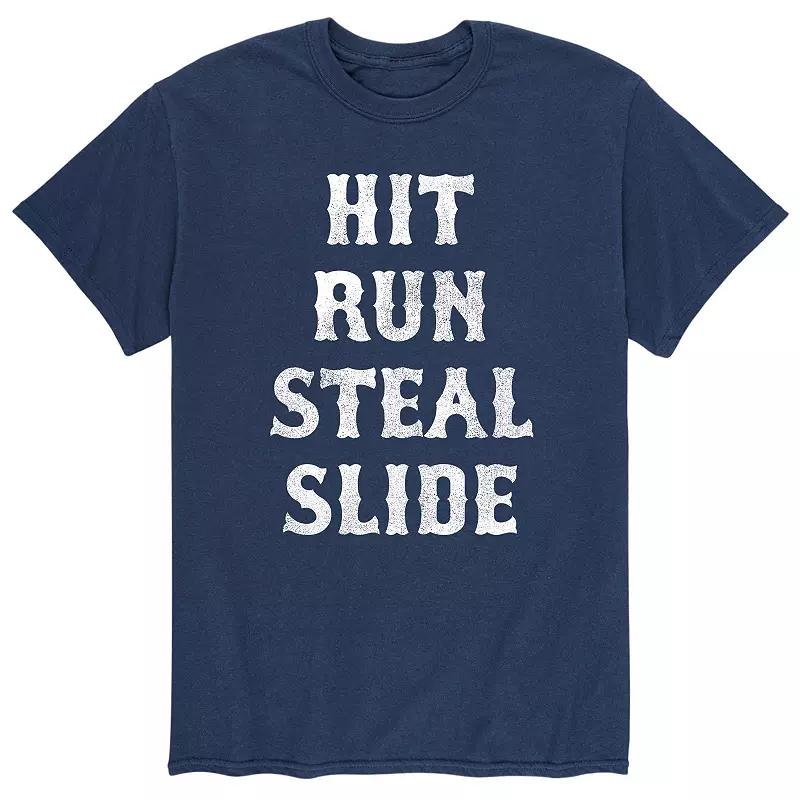 Men's Hit Run Steal Slide Tee,  Product Image