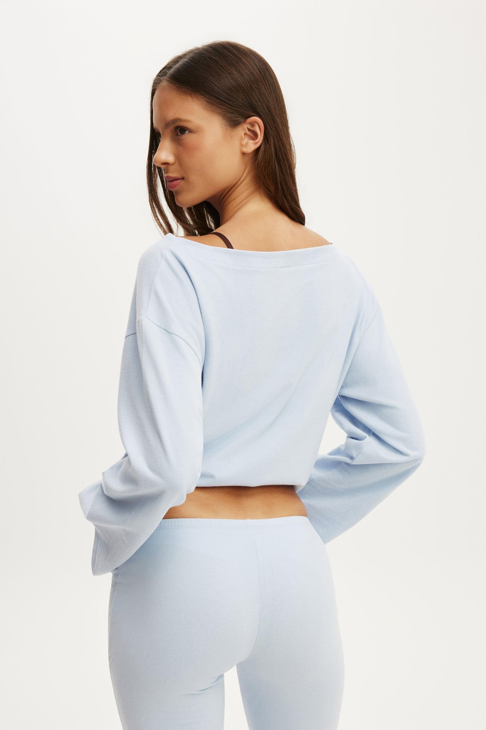 Dreamy Soft Boat Neck Long Sleeve Product Image