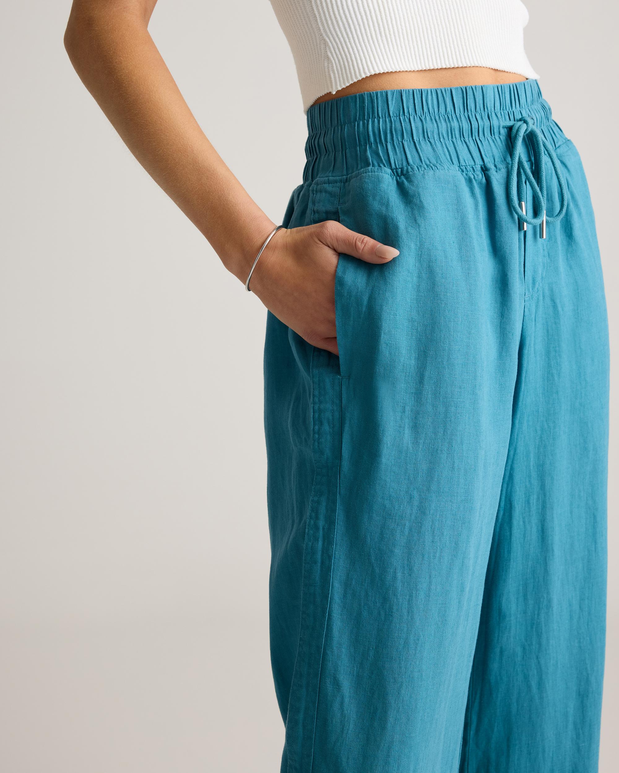 Quince | Women's 100% European Linen Wide Leg Pants Product Image