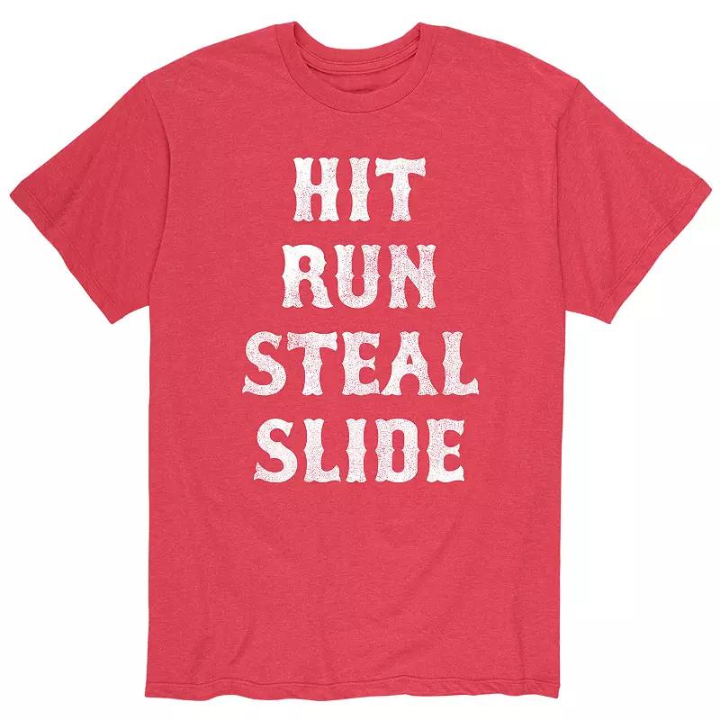 Men's Hit Run Steal Slide Tee,  Product Image