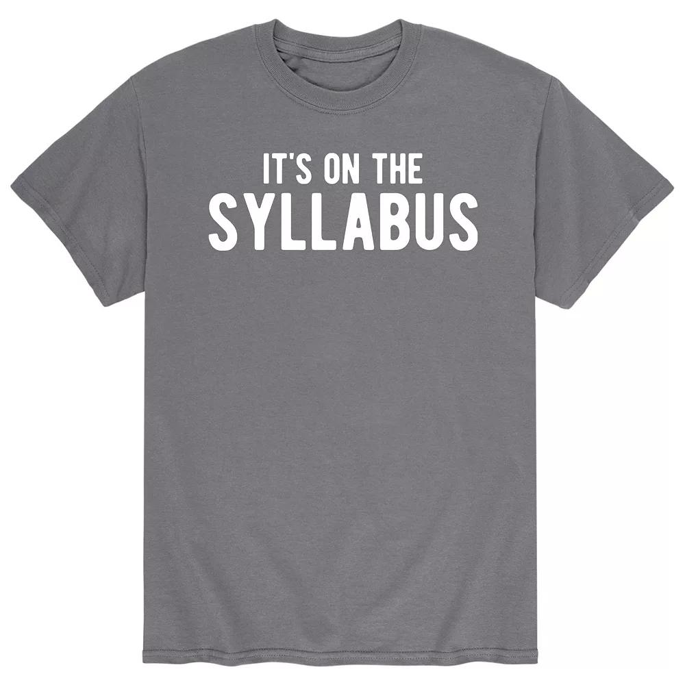 Men's Its On The Syllabus Tee,  Product Image