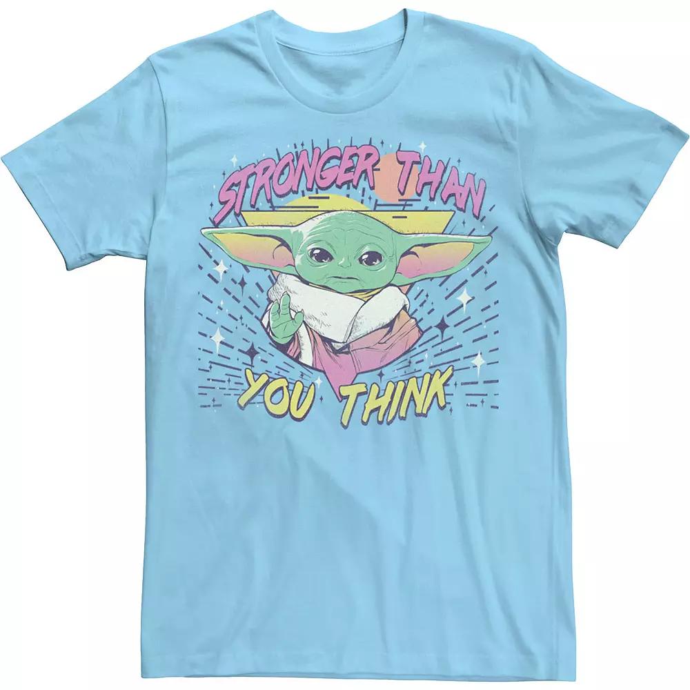 Men's Star Wars The Mandalorian Stronger Than You Think Poster Tee,  Product Image