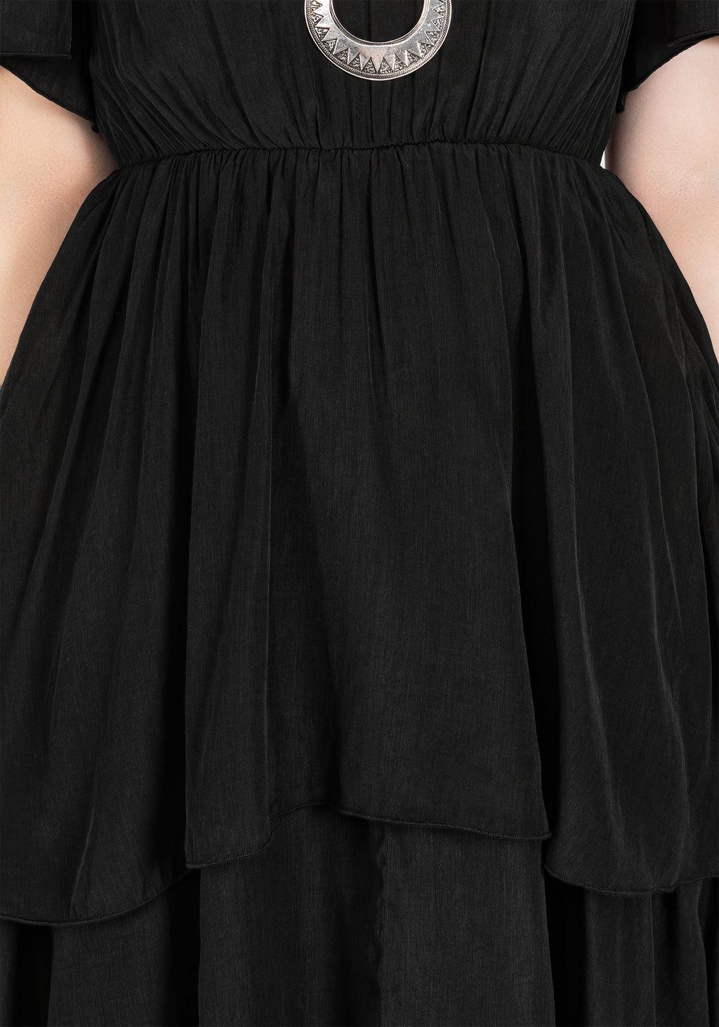 Lumen Tiered Midaxi Dress Product Image