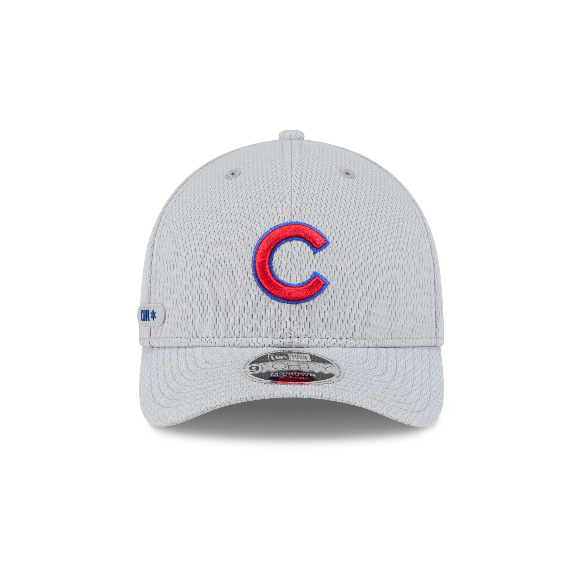 Chicago Cubs 2025 Clubhouse Gray 9FORTY M-Crown Snapback Hat Male Product Image