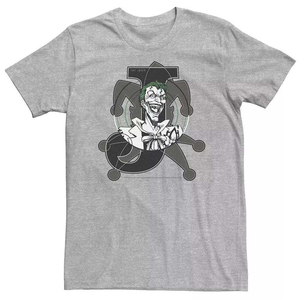 Big & Tall DC Comics Joker Card Laughing Poster Tee, Men's,  Product Image