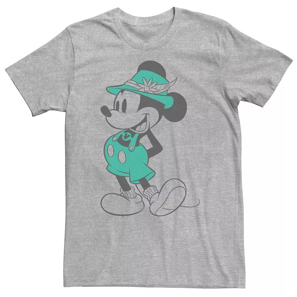 Big & Tall Disney Mickey Mouse Vintage Lederhosen Portrait Tee, Men's,  Product Image