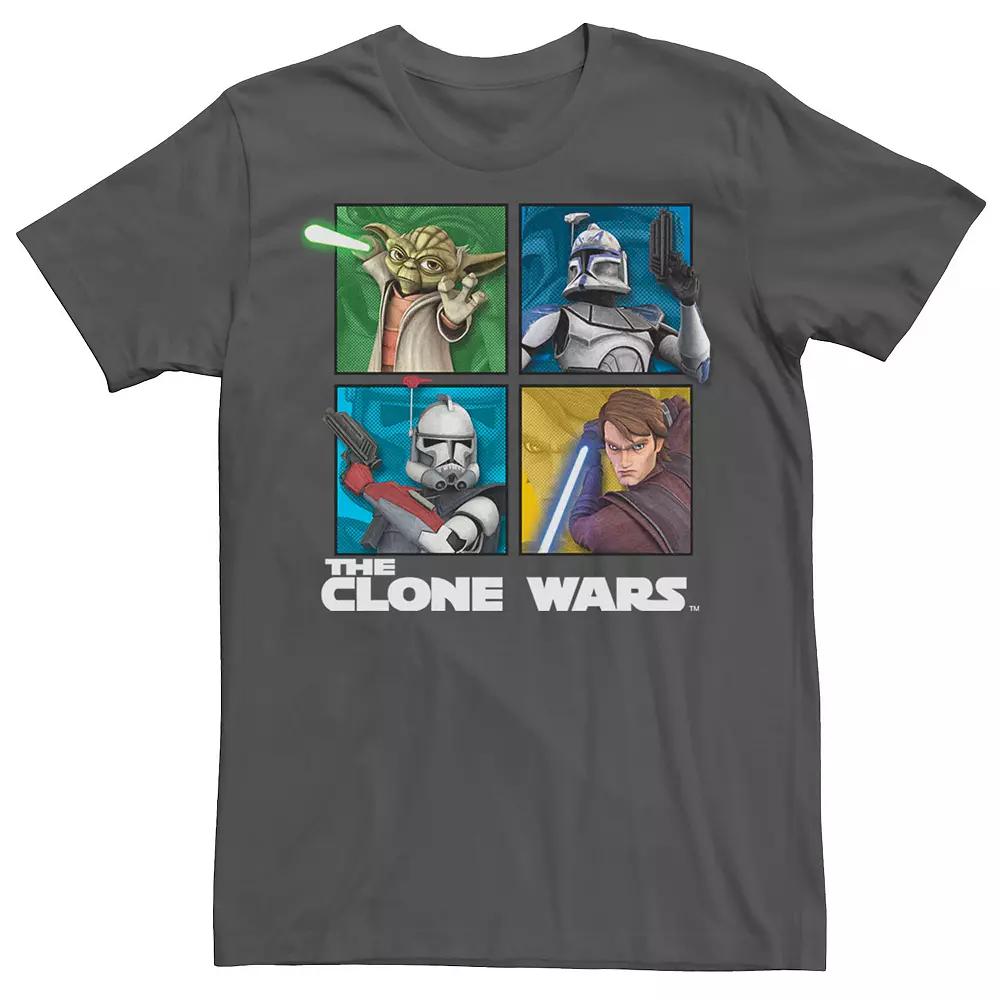 Men's Star Wars: The Clone Wars Group Shot Box Up Tee,  Product Image