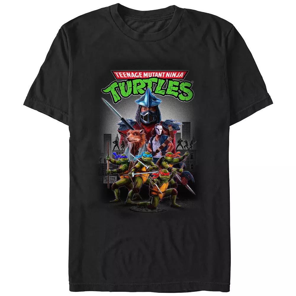 Men's Teenage Mutant Ninja Turtles Good And Evil Poster Graphic Tee,  Product Image
