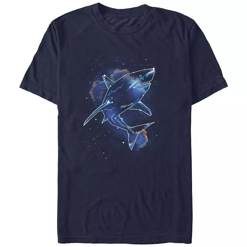 Men's Shark Galaxy Graphic Tee,  Product Image