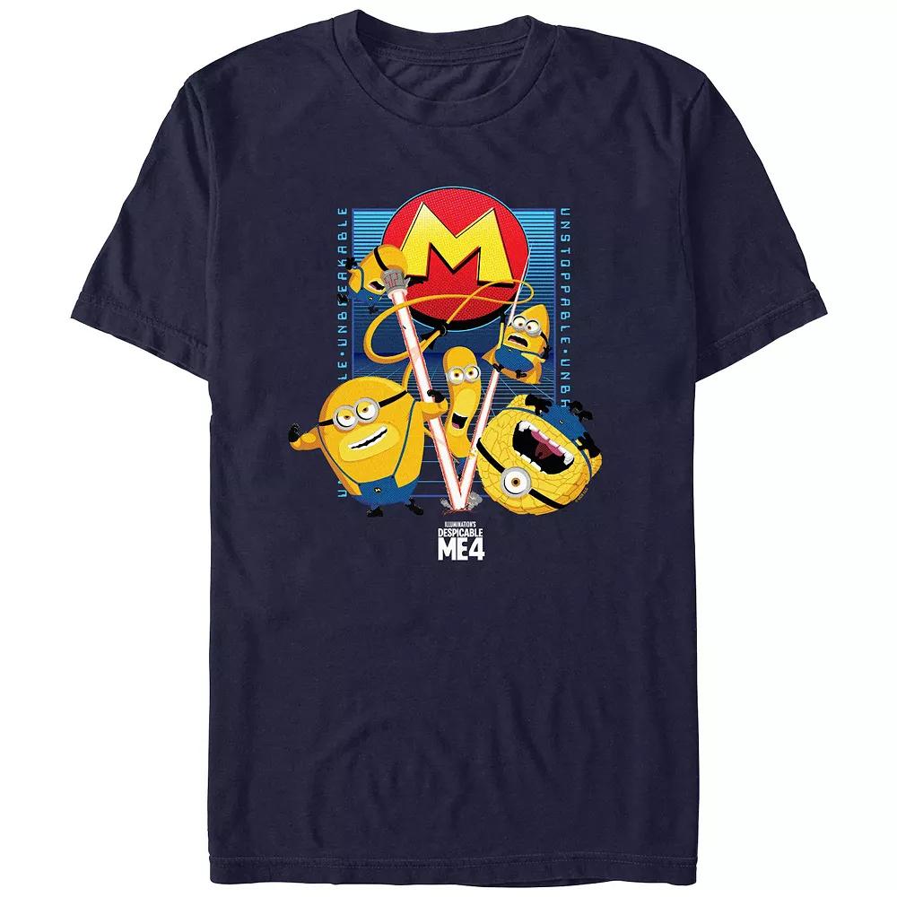 Men's Despicable Me 4 Mighty Minions Graphic Tee,  Product Image