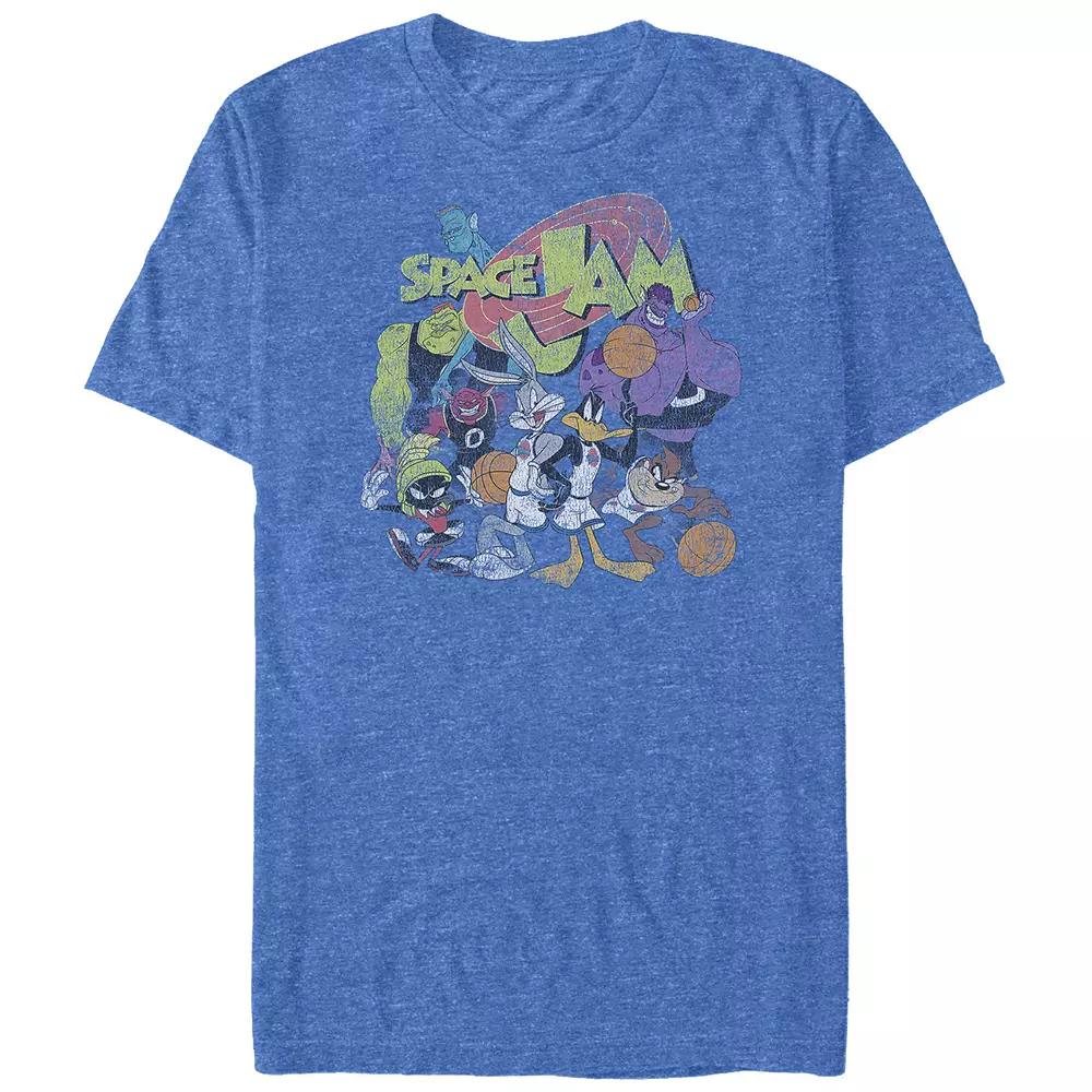 Big & Tall Space Jam Friends And Foes Poster Graphic Tee, Men's,  Product Image