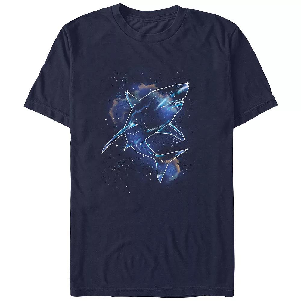Men's Shark Galaxy Graphic Tee,  Product Image