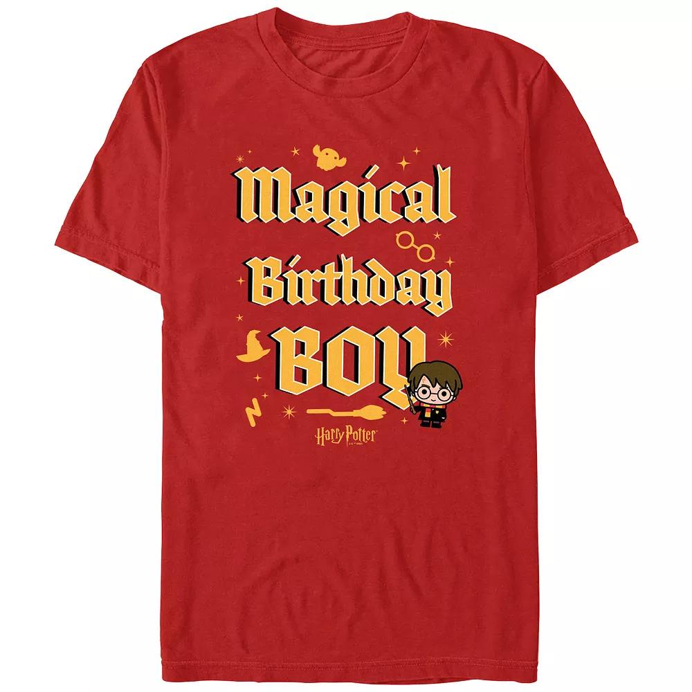 Men's Harry Potter Magical Birthday Boy Graphic Tee,  Product Image